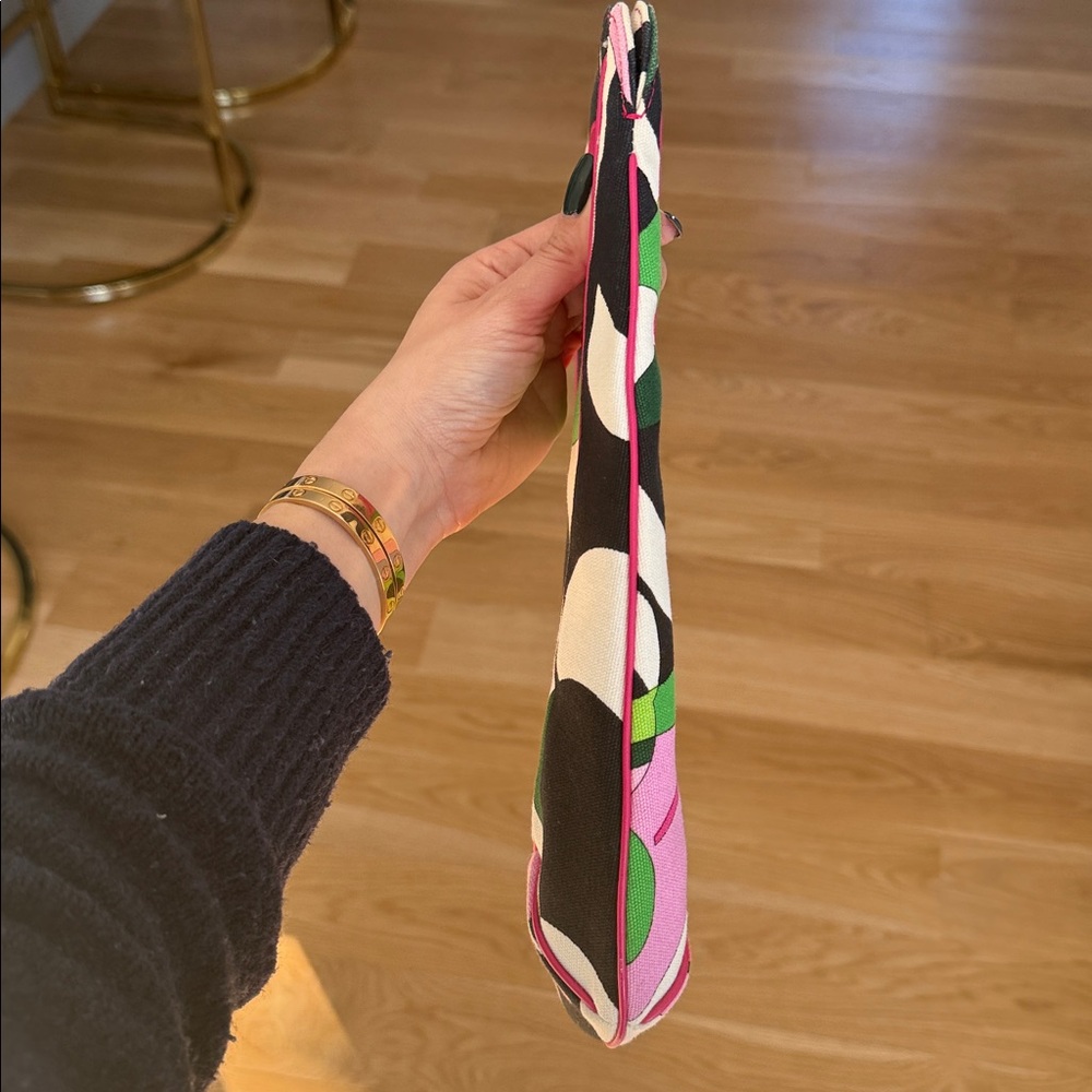Emilio Pucci Pink and Blue Graphic Tote - Picture 17 of 17